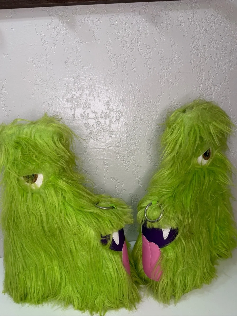 Trickz N’ Treatz Kooky Monster Platform Boots — GREEN